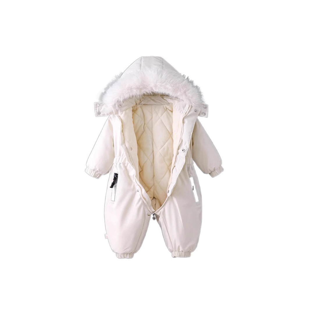 등반 점프 수트 겨울 나가는 어린이 및  스키 세트 남녀 어린이 세트 면화 자켓