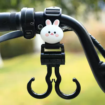Other Electric Vehicle Accessories Hanging Hook, Baby Stroller Electric - black-double-hook-short-style-little-white-rabbit-22cm