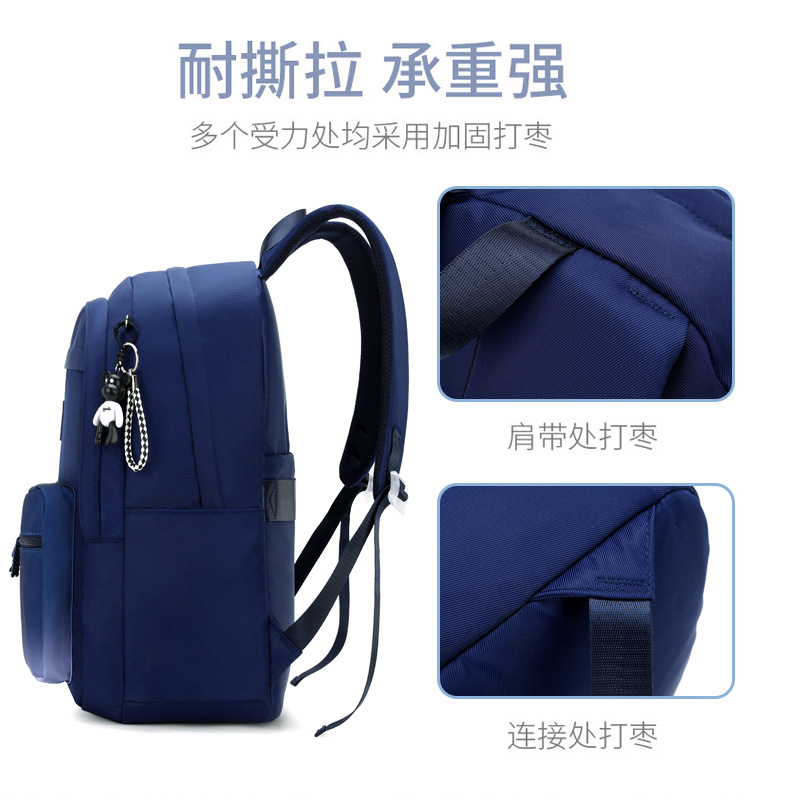 Venta caliente de pescado natural nuevo estudiante mochila estudiante de la escuela primaria gran capacidad femenina 2-6 grado joven ventilador mochila entrega