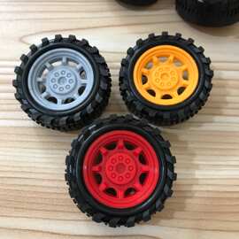 现货 轮子 玩具车55mm塑料轮子PP材质儿童DIY小汽车制作配件轮子