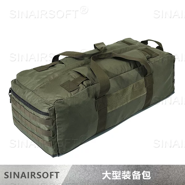 Sinairsoft Outdoor Large Capacity 80L Equipment Bag Camping Style Equipment Foldableable Cosmetics Bag Multi-Function