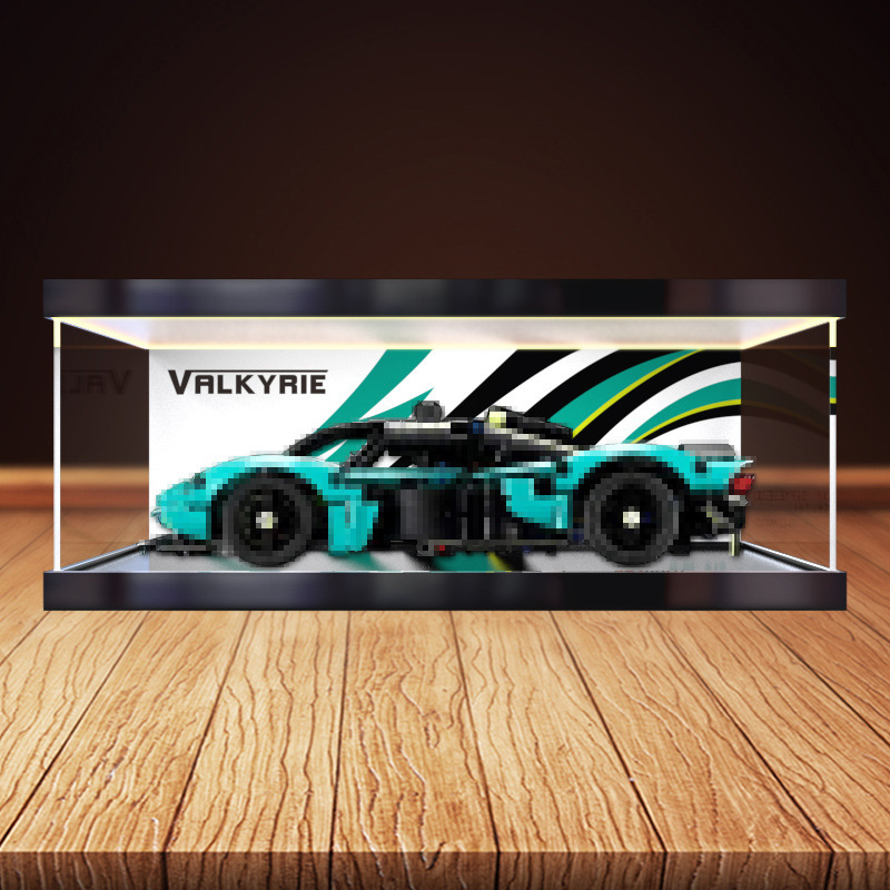 Suitable for Lego 42208 Aston Martin Valkyrie Racing Model Light Box Acrylic Transparent Storage Box Suitable for Lego 42208 Aston Martin Valkyrie Racing Model Light Box Acrylic Transparent Storage Box
