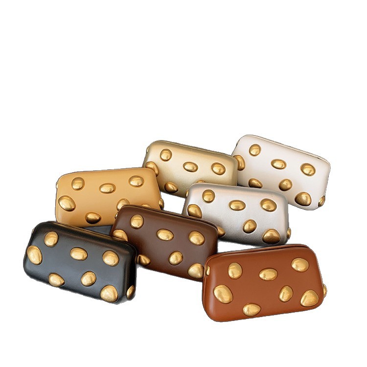 Nuevo cross-border PU retro damas sensación de metal bolso de cena sensación de alto nivel bolso de mano ligero de lujo bolso de noche de hombro