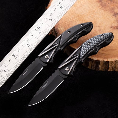 New Mini Outdoor Folding Knife Stainless Steel Self-Defense Camping Knife Portable Folding Knife Fruit Knife Small Knife Yangjiang