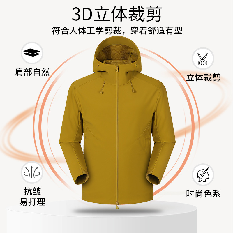 Spring New Outdoor Men's Warm Softshell Jacket, Women's Jacket with Windproof Softshell Jacket, Unisex Size Spring New Outdoor Men's Warm Softshell Jacket, Women's Jacket with Windproof Softshell Jacket, Unisex Size