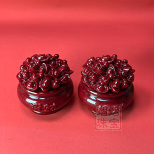 批发朱砂紫金砂红砂直播货源摆件书房客厅居家车载装饰品