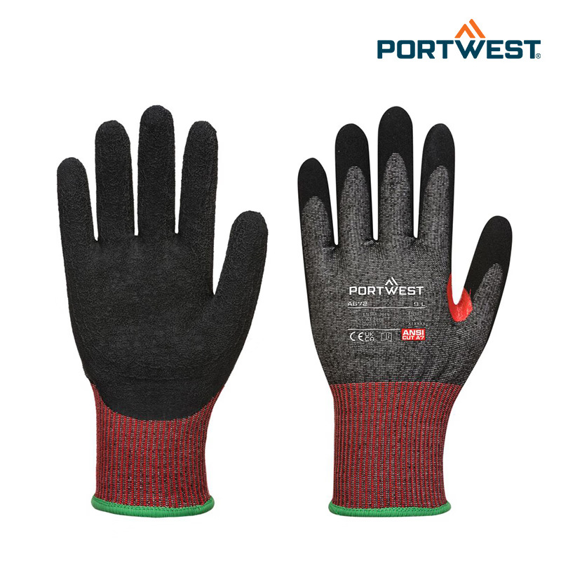 PORTWEST/波伟斯特 A672 CT200 AHR13丁腈涂层防切割手套