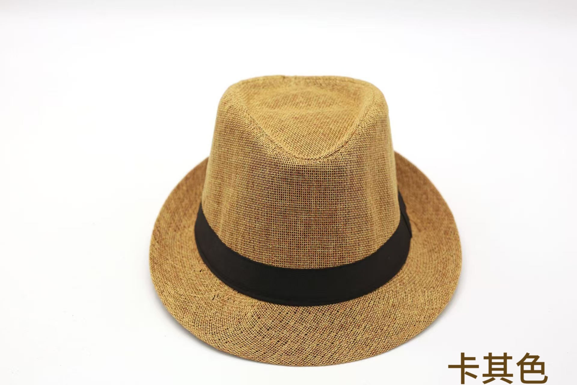 Sombrero Fedora para Hombre de Lino, Transpirable, Protección Solar y A Prueba de Viento, para Playa y Ocio