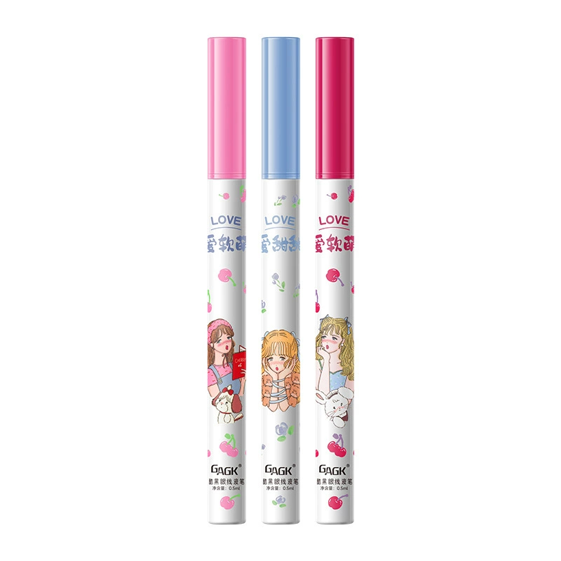 GAGK Cartoon cute waterproof eye pencil, stand, makeup primer, long-term effect, no smudge, wholesale