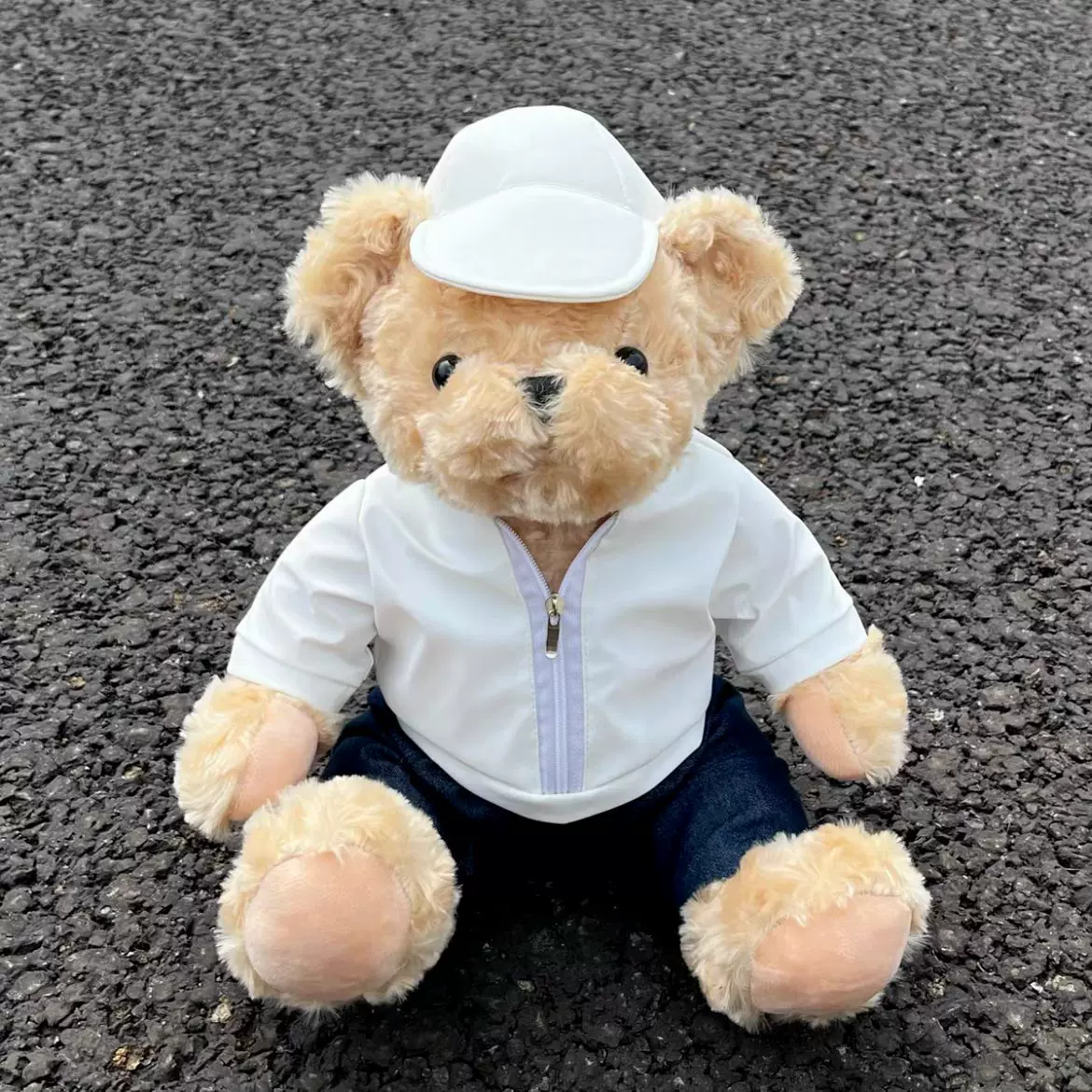 安途升奔驰宝马奥迪小熊公仔logo泰迪熊毛绒玩具娃娃机抓娃娃机款