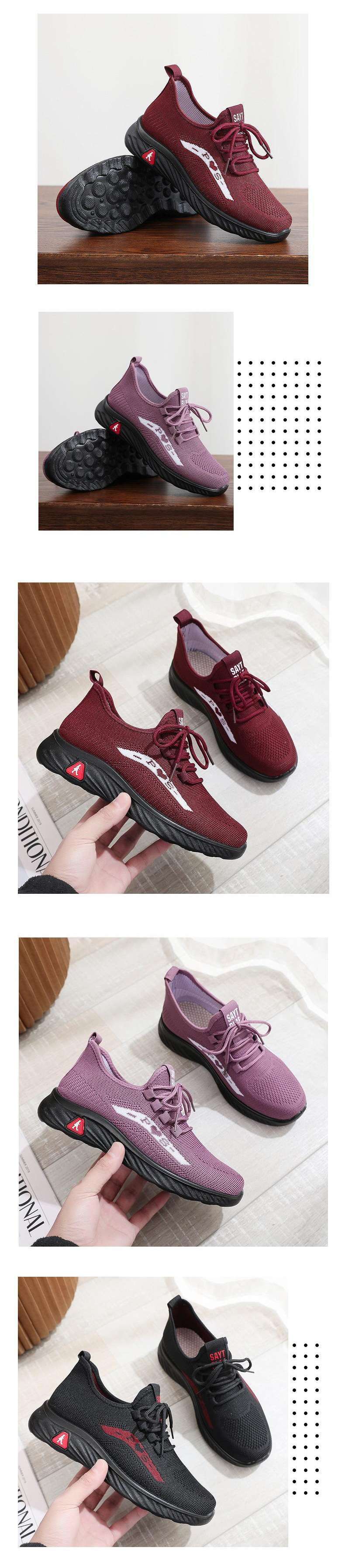 Highly Stylish Spring-summer Trendy Women's Soft-soled Sneakers, Ultra-lightweight, Suitable Square Dancing, Service_voghion.com