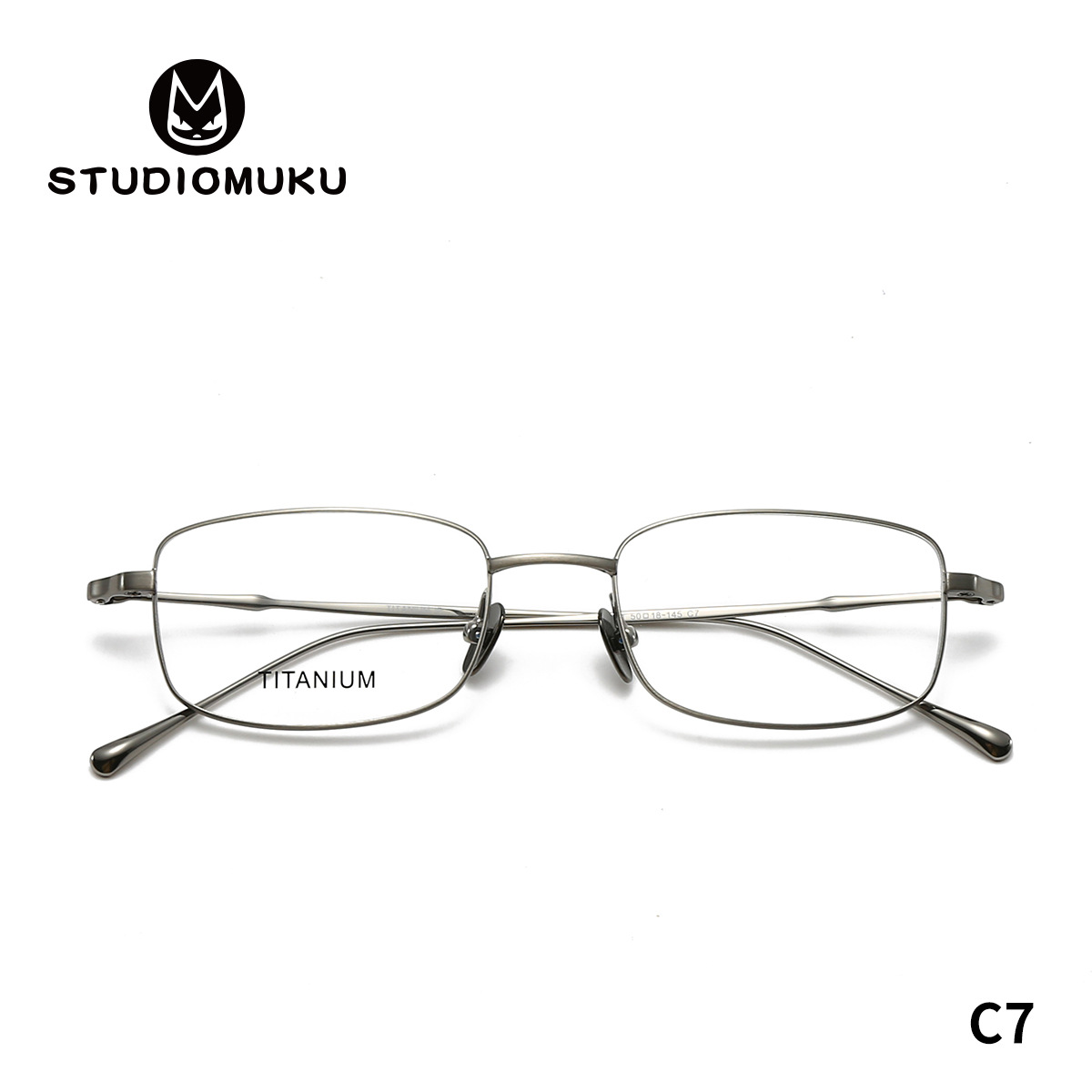 STUDIOMUKU gafas de madera cool diseño único marco retro marco de gafas de negocios cómodo marco de gafas cuadradas