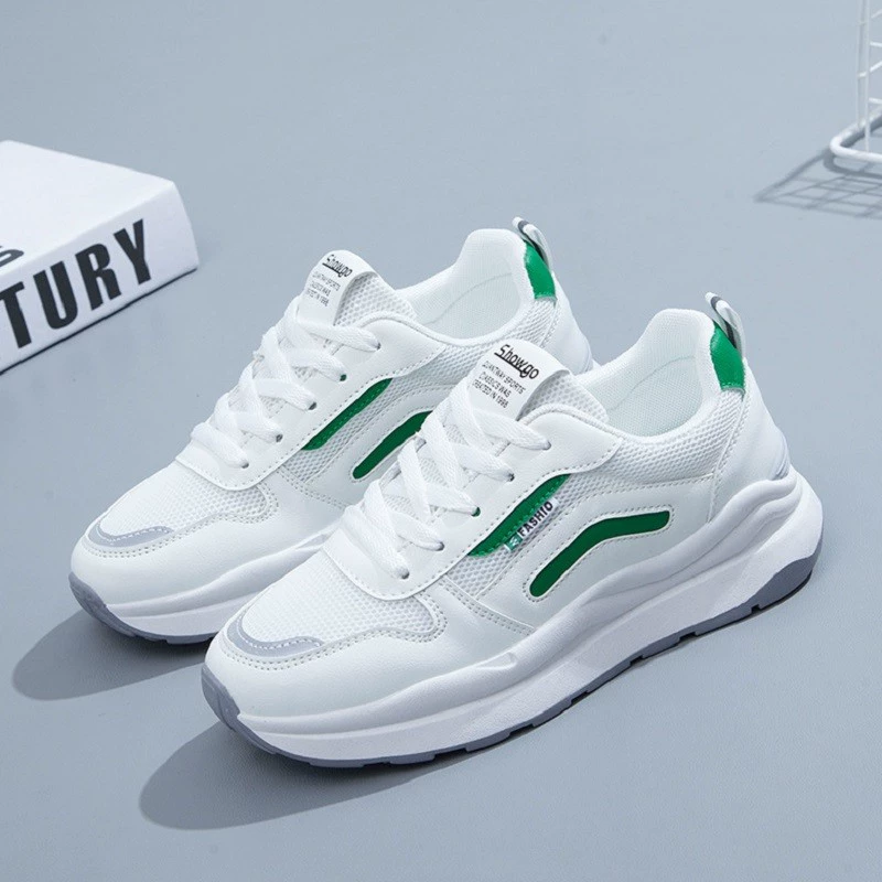 Маленькие белые туфли Летние сетчатые дышащие кроссовки на шнуровке мягкие туфли на подошве дикие легкие женские маленькие белые туфли