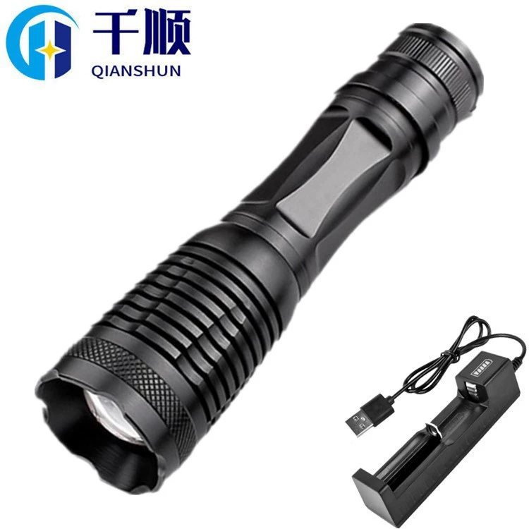 Новый уличный фонарик T6 с телескопическим зумом и высокой мощностью фокусировки велосипедная фара 10 Вт лампа