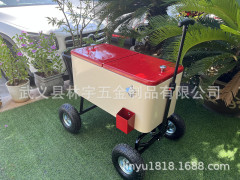 飲料バケツのアイスバケツのアイデアはプラスチックのアイスバケツの馬車のタイプ/トレーラーのタイプの二重のアイスバケツのプラスチックのビールの氷です。