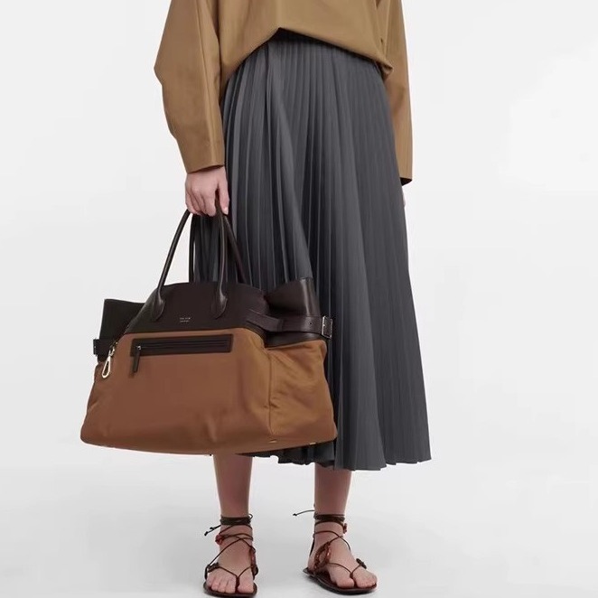 Therow nicho nuevo bolso de mujer, Margaux17 nylon, bolso de mano de gran capacidad, bolso de mano casual