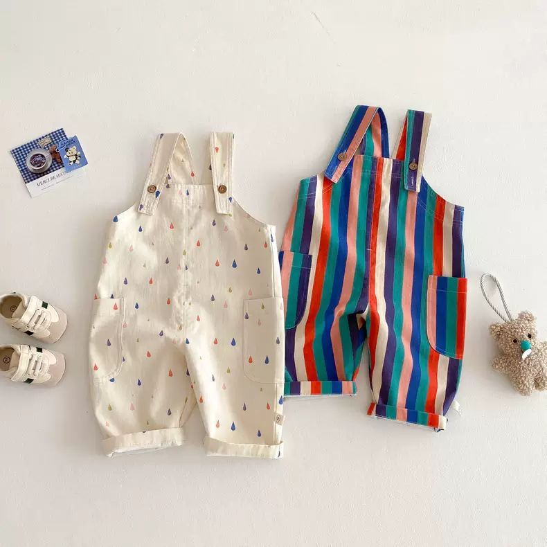 Baby Overalls Spring and Autumn Style Infant Jumpsuit Spring Outfit Stylish and Fashionable Infant Suspenders Crawling Outfit First Birthday Outfit