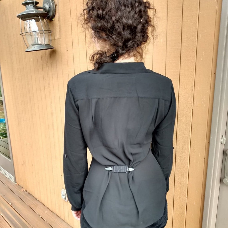 Amazon nuevo suéter clip plisado banda elástica cardigan clip vintage chal clip de moda clip fijo