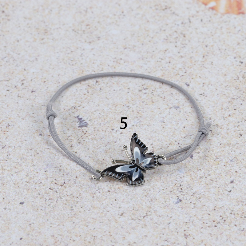 Simple Style Butterfly Alloy Enamel Kid's Bracelets display picture 7