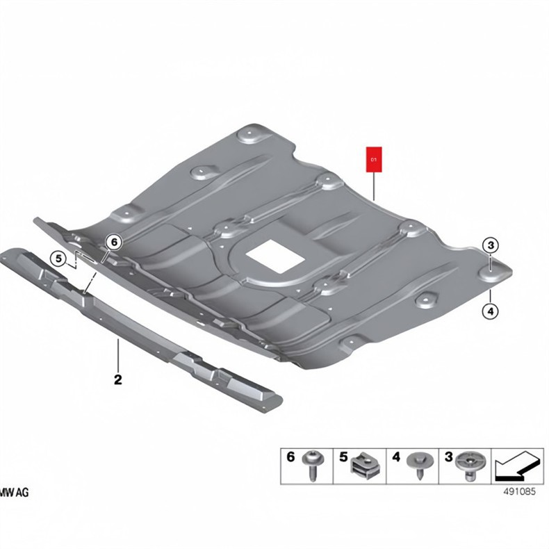 Suitable for Bmw X5 Gearbox, X6 Body, X7 Front Bumper, 30I Side Panel, 40 Lower Guard Plate, G05 Chassis, G06 Mudguard, G07