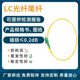 1米0.9光纤跳线LC/APC-G657A1尾纤单模单芯SC/FC/ST跳纤皮线
