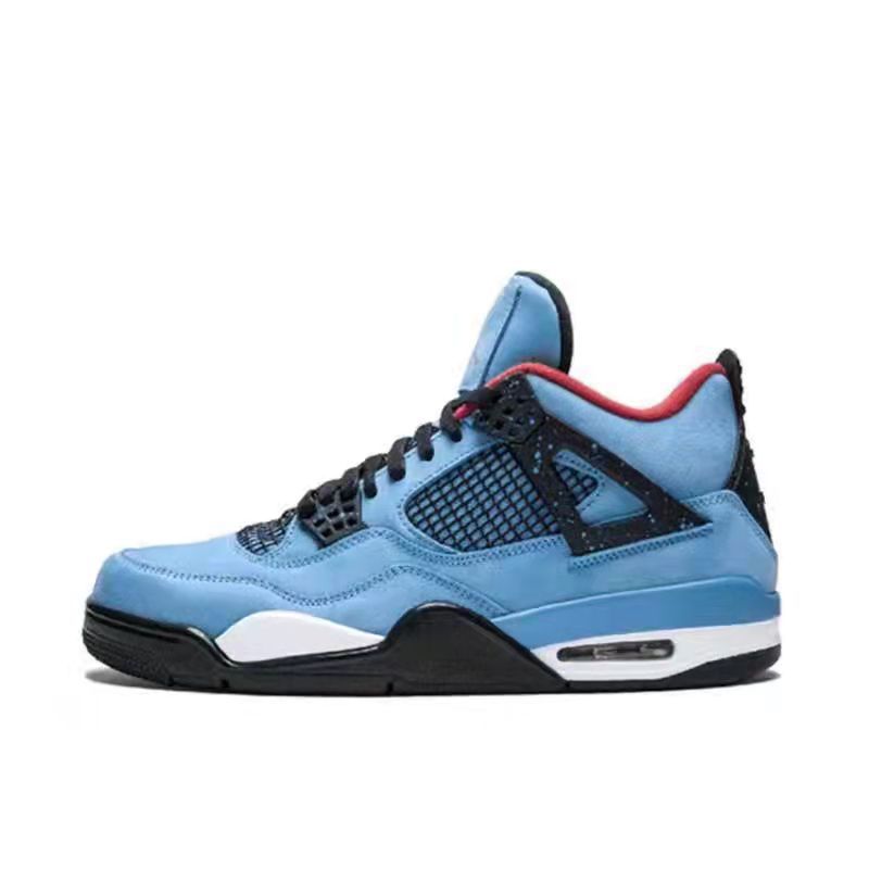 Fábrica de calzado Putian, suministro directo transfronterizo de zapatillas de baloncesto aj4 amarillo eléctrico, blanco París, gato Thor Joe 4 para hombre y mujer, duraderas