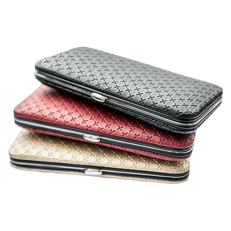 Set de manicura 8 piezas de acero inoxidable, cortaúñas profesional con pinzas, cuchillo pedicura y limpiador de oído