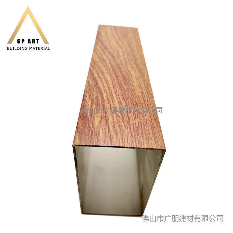 铝方管立柱铝方通隔断木条屏风玄关客厅办公阳台厨房免打孔背景墙