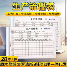 主力纸品主力收据四联工厂流程表32开无碳复写纸仓库单据569