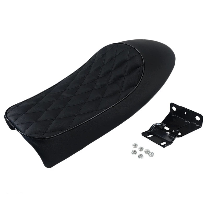 Motorcycle modified retro seat cushion, flat style men's straddle seat cushion, CG125 hump seat cushion