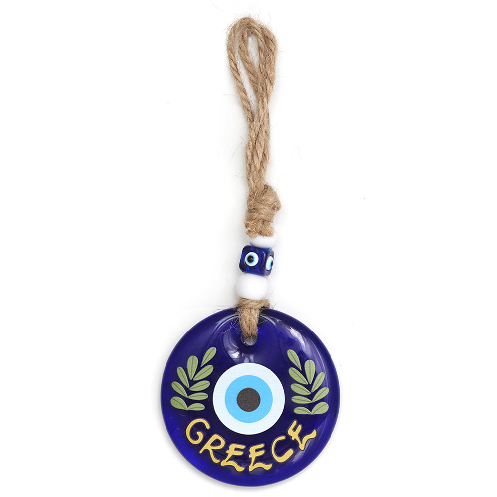 138g Weight Bag Pendant, Keychain Classification 1 Piece Quantity Holiday, Daily Occasion Glass Material Devil's Eye Pattern Unisex Gender Retro, Classic Style Style Retro Classic Style Devil's Eye Glass Unisex Bag Pendant Keychain 19