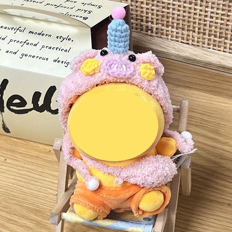 Pink pig headband + bag