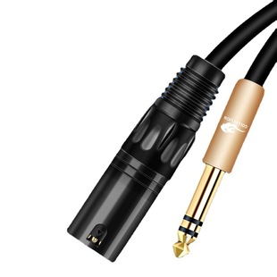 6.5mm large three-core to Cannon male audio cable XLR to 6.35 stereo microphone microphone balance cable wholesale