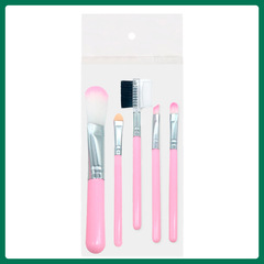 Manufacturer of beginner makeup brushes, pink 5-piece makeup set, black 5-piece set, beauty tools production and wholesale