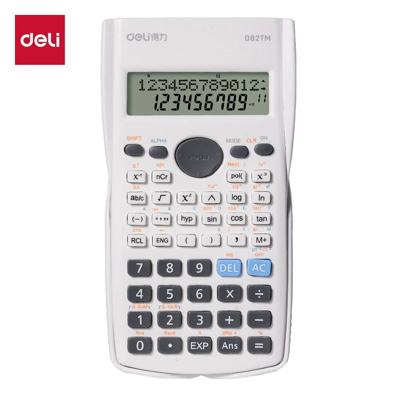 Научно-калькулятор Deli D82MS/D82TM для студентов, функциональный компьютер для экзаменов, D991CN