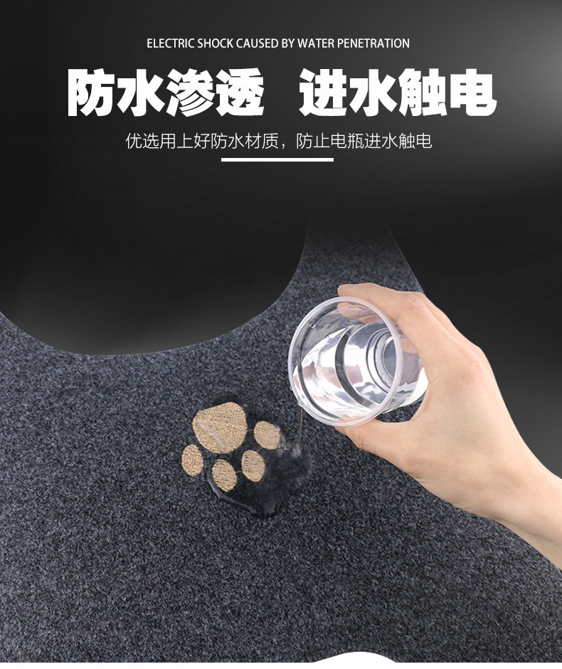 Universal electric vehicle floor mats can be cut to size, suitable for electric scooters and motorcycles, are waterproof, non-slip, and wear-resistant