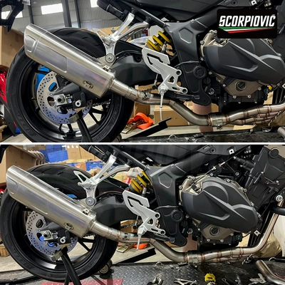 Motorcycle exhaust pipe 600 680cc modification, original factory