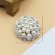 Alloy accessories a variety of pattern flower plate drill buckle rhinestone pearl diy clothing accessories handmade jewelry accessories manufacturers