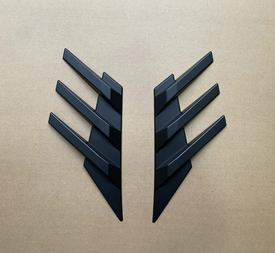 Rear Wing univ Modified Top | Fixed wind wing - rear-air-knife-matte-black