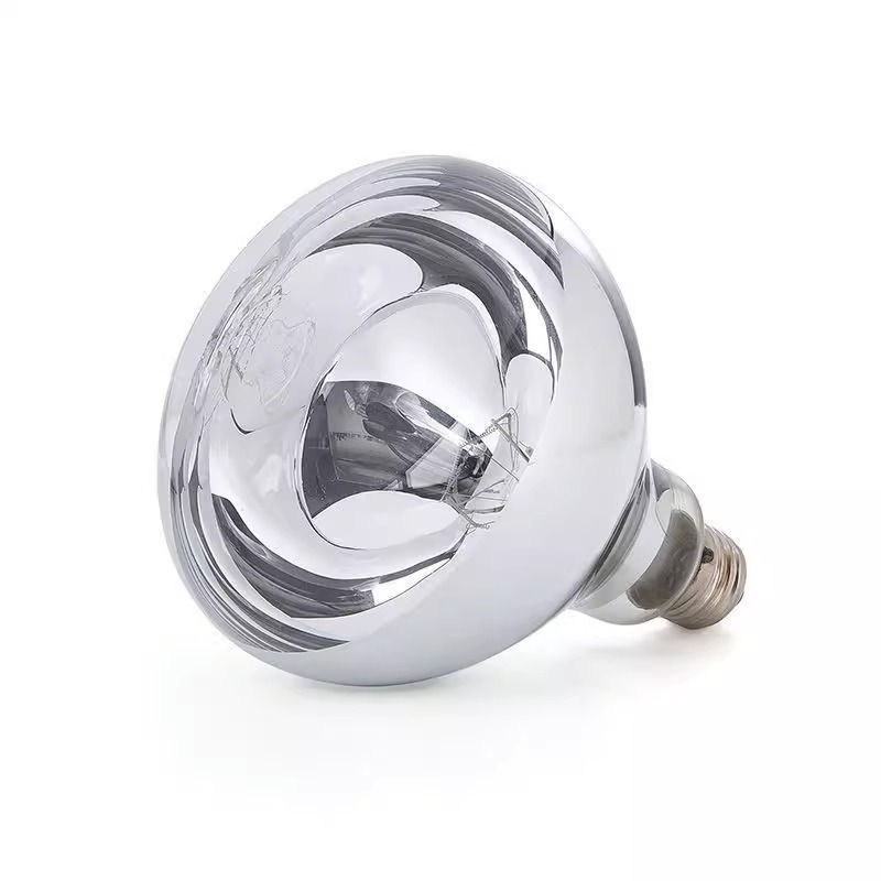 Plata 165mm bañera lámpara de calefacción 275W infrarrojos impermeable baño general calentamiento lámpara vieja calentamiento