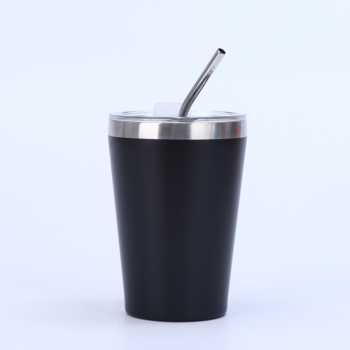 Transfronterizo simple taza de automóvil de 12oz 304 taza de acero inoxidable de doble capa vacío taza portátil logo personalizado