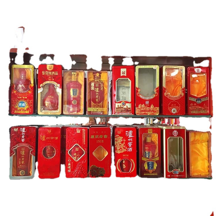 新品设计各种开窗白酒铁盒大全马口铁材质可定制