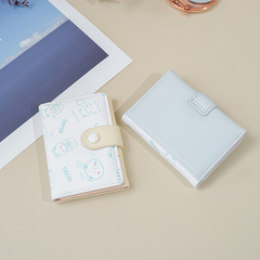 2023女士錢包韓版女生錢包短款卡通可愛多卡位學生零錢包wallet