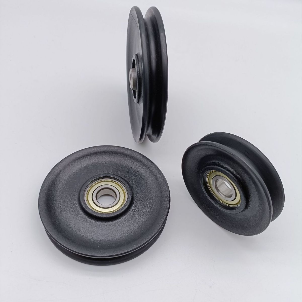 多种型号PA/ABS材质带轴承滑轮健身器材可用升降塑料滑轮强度高