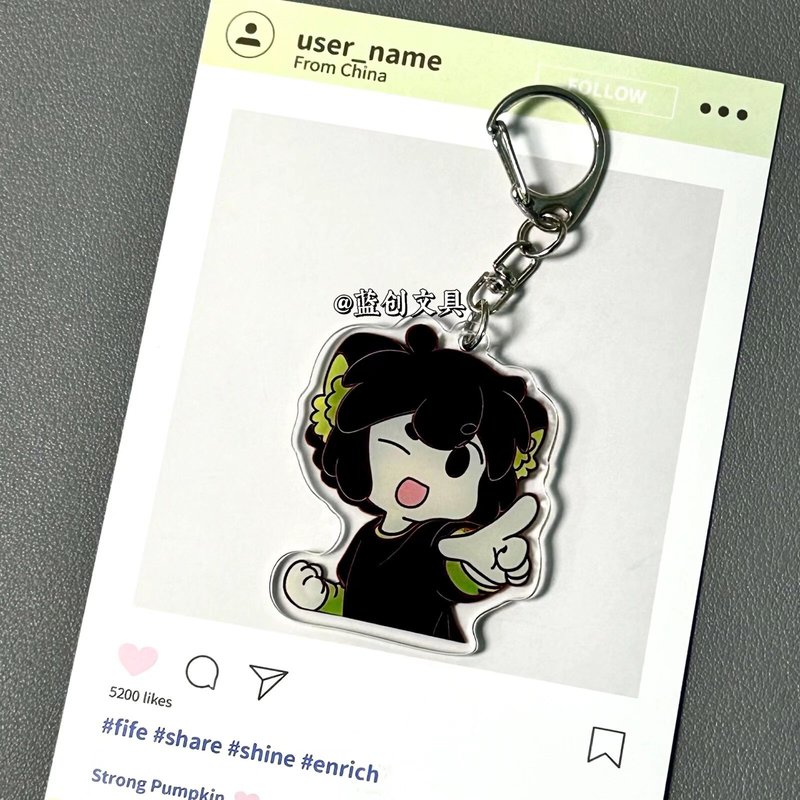 工厂直销罗小黑战记电影周边可爱亚克力谷子包包装饰挂件钥匙扣|undefined