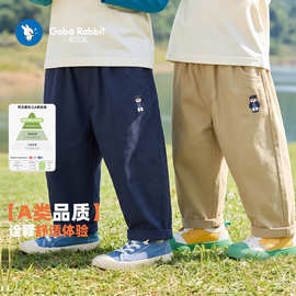 婴儿衣服休闲梭织裤子秋装春秋儿童宝宝小童长裤潮流百搭男童长裤