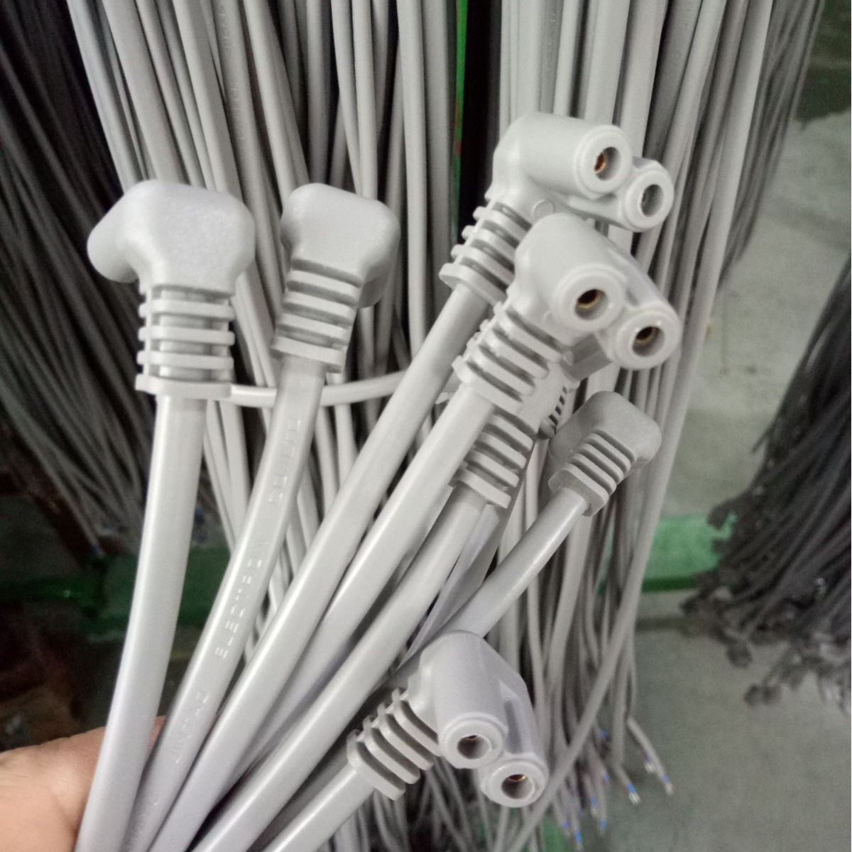 供应八字尾插头电源线弯头八字管电源线连接线八字尾插头线电线