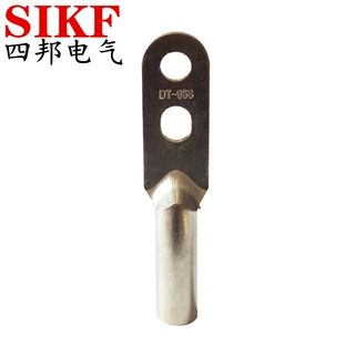 SIKF 双孔镀锡铜接线端子 DT系列两孔径国标电缆铜接线端子铜鼻子