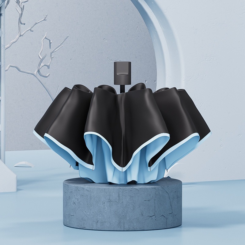 Paraguas plegables para disfrutar de la lluvia, paraguas automáticas de alto nivel, paraguas para hombres, paraguas para sol, protección contra los rayos ultravioleta