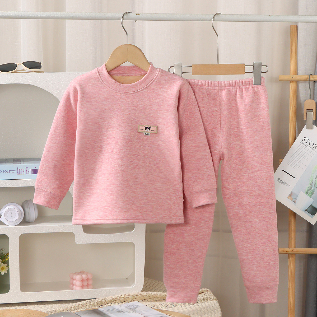 Velvet children's warm set